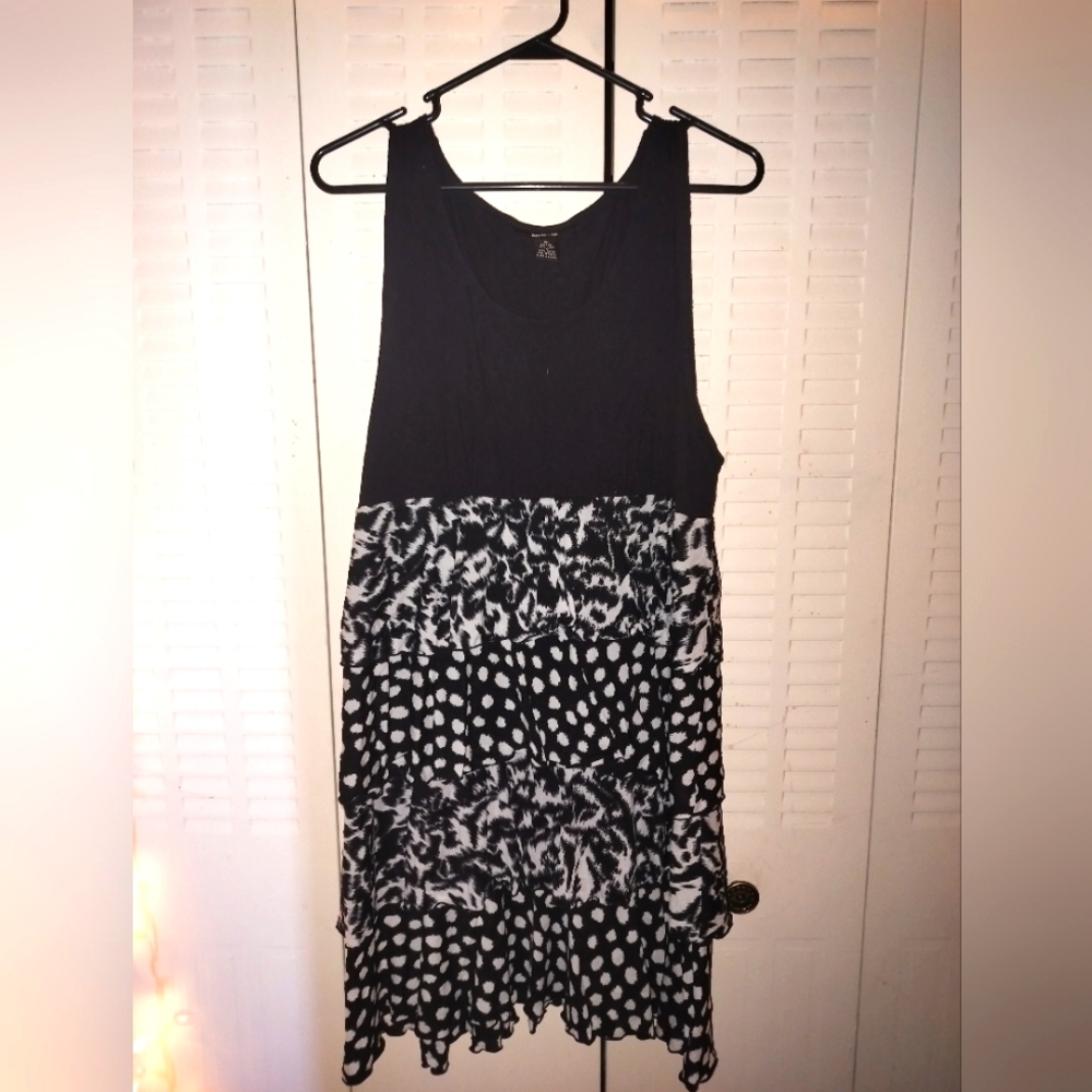 2tone Black and white Style&Co dress size xl